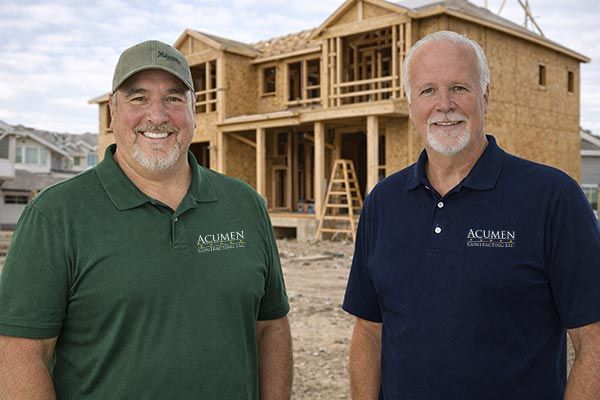 Rick and Richard founders of Acumen Contracting in Bryant Arkansas
