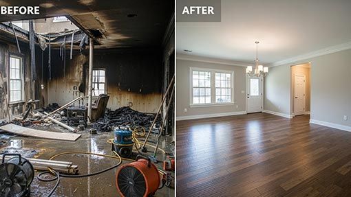 Water and fire damage restoration in Arkansas, roofing contractor little rock 